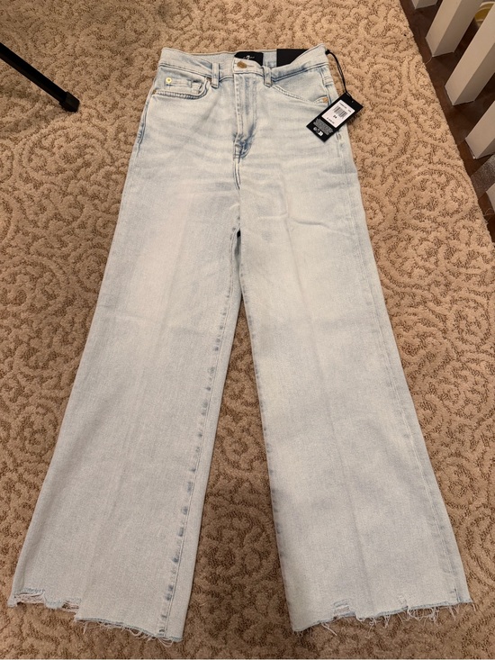 7 For All Mankind Denim - 7 For All Mankind Ultra High Rise Cropped Joe in Maui SIZE 24/25 NWT!